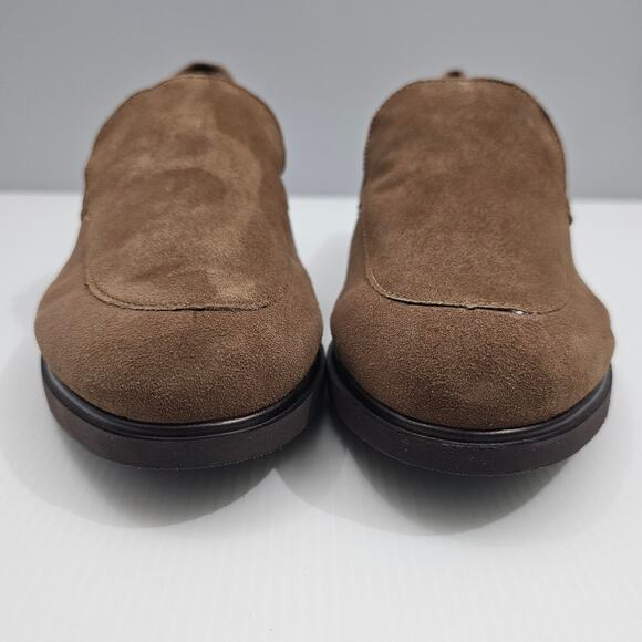 NEW Munro Giselle Loafer Womens 9.5 WIDE Fawn Brown Suede Slip On Cushioned - Picture 6 of 13